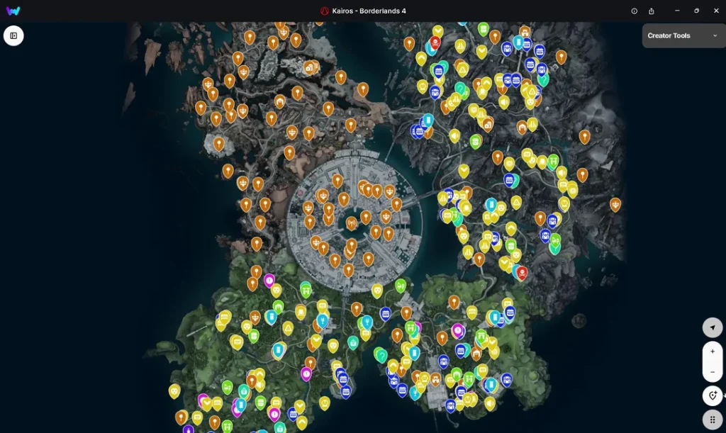แผนที่ใน Borderlands 4 มีอะไรน่าสนใจ
