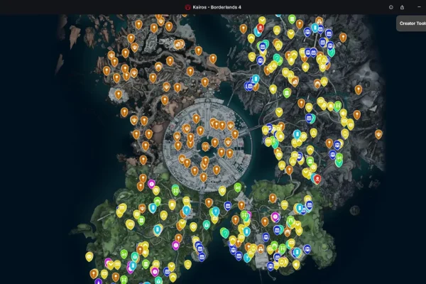 แผนที่ใน Borderlands 4 มีอะไรน่าสนใจ